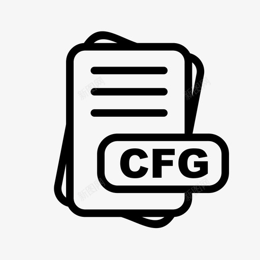cfg文件扩展名文件格式文件类型集合图标包svg_新图网 https://ixintu.com cfg 图标 扩展名 文件 格式 类型 集合