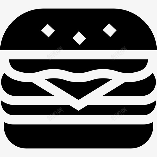 汉堡烧烤49填充图标svg_新图网 https://ixintu.com 填充 汉堡 烧烤