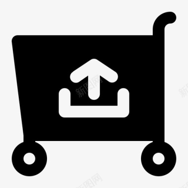 购物车共享电子商务稳定图标图标