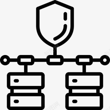 安全数据库隐私安全图标图标