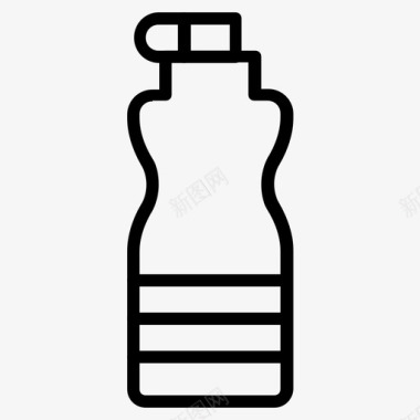 水瓶饮料液体图标图标