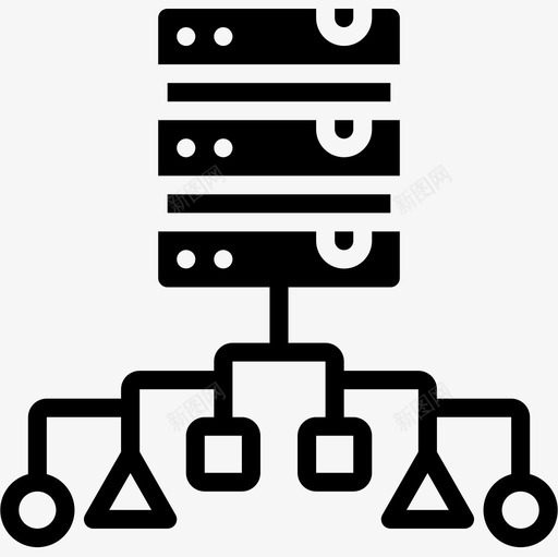 数据库数据科学12填充图标svg_新图网 https://ixintu.com 填充 数据 数据库 科学