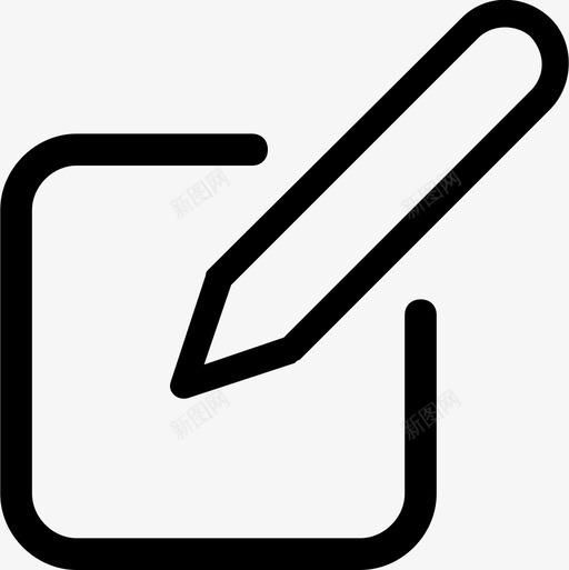 写作编辑钢笔图标svg_新图网 https://ixintu.com 写作 编辑 钢笔 铅笔