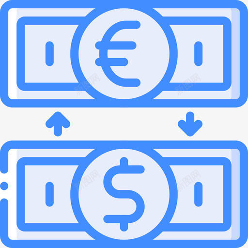 Exchange机场95蓝色图标svg_新图网 https://ixintu.com Exchange 机场 蓝色