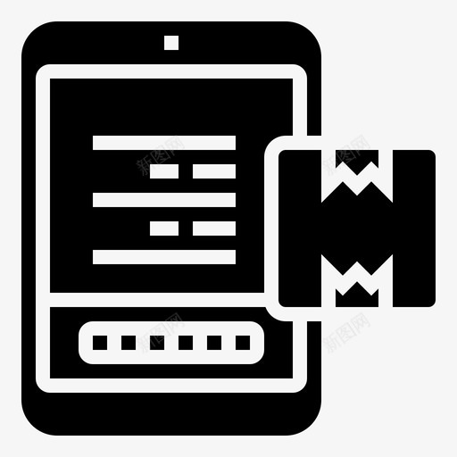 在线跟踪邮政发货图标svg_新图网 https://ixintu.com 发货 在线 字形 平板电脑 跟踪 邮政