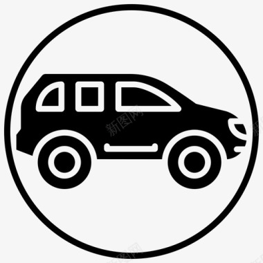 suv出租车吉普车图标图标