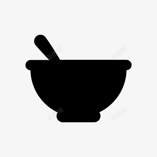 碗饮料设备图标svg_新图网 https://ixintu.com 勺子 厨房 设备 餐厅 饮料