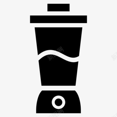 搅拌机电器榨汁机图标图标