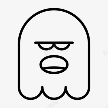 鬼魂无聊表情图标图标