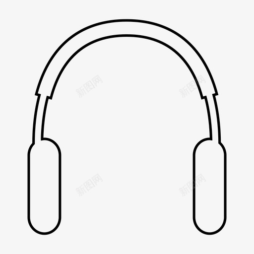 耳机dj音乐图标svg_新图网 https://ixintu.com 声音 耳机 设备 音乐 音乐声