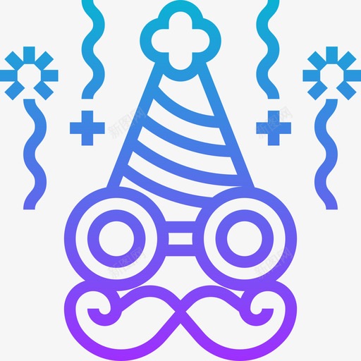 生日派对生日派对31渐变图标svg_新图网 https://ixintu.com 派对 渐变 生日