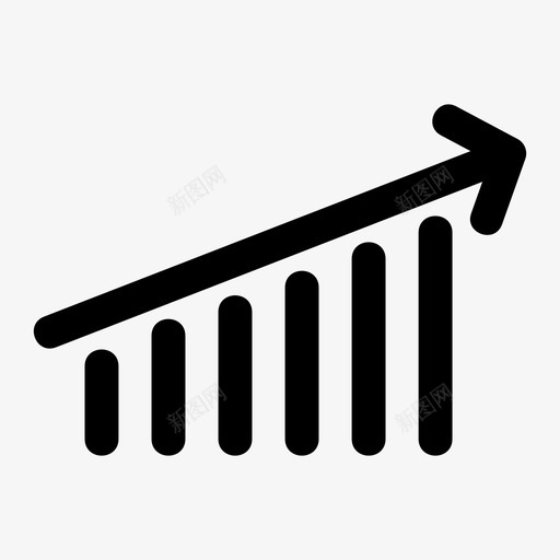 增长商业金融图标svg_新图网 https://ixintu.com 商业 图表 增长 市场 成功 金融