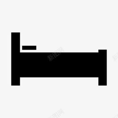 床沙发酒店图标图标