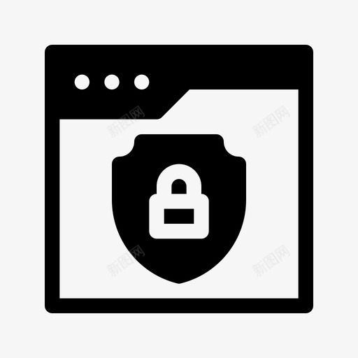 保安防护屏蔽图标svg_新图网 https://ixintu.com 保安 屏蔽 网页 设计开发 防护