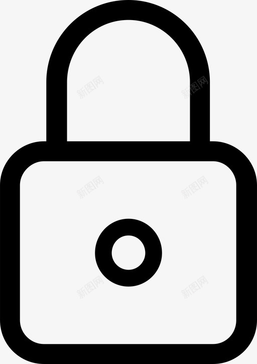 挂锁上锁隐私图标svg_新图网 https://ixintu.com 上锁 安全 挂锁 隐私