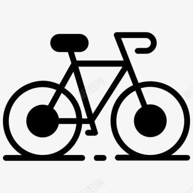 脚踏车骑自行车划船图标图标