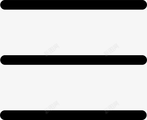 列表行菜单图标svg_新图网 https://ixintu.com 列表 导航 用户界面 菜单