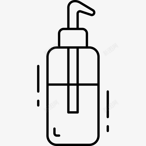 手洗瓶子化学图标svg_新图网 https://ixintu.com 化学 实验室 手洗 测试 玻璃 瓶子