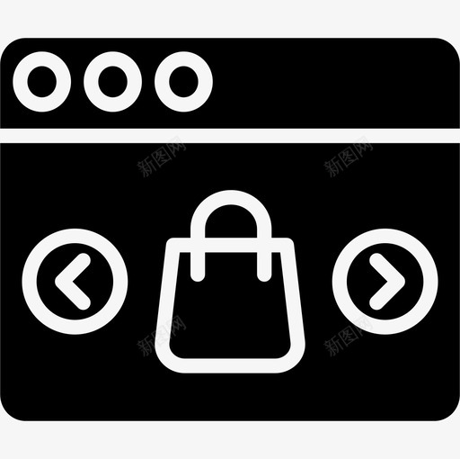 网络电子商务96固态图标svg_新图网 https://ixintu.com 固态 电子商务 网络