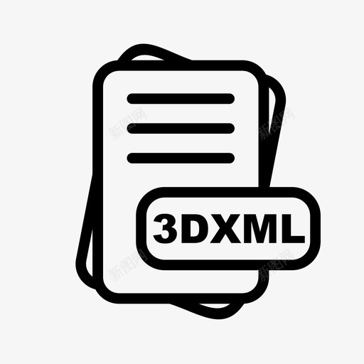 3dxml文件扩展名文件格式文件类型集合图标包svg_新图网 https://ixintu.com 图标 扩展名 文件 格式 类型 集合