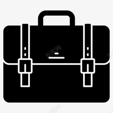 公文包手提箱搜索引擎优化和网络字形标图标图标