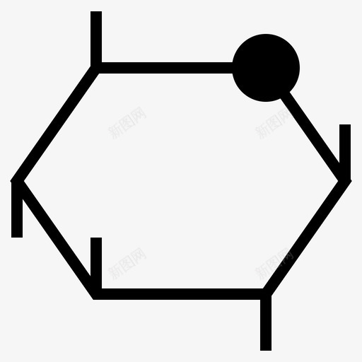 葡萄糖分子化学结构图标svg_新图网 https://ixintu.com 分子 化学 字形 生酮 结构 葡萄糖 饮食