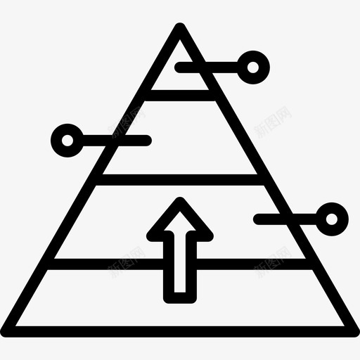 金字塔图表数据图标svg_新图网 https://ixintu.com 信息 元素 图表 数据 演示 金字塔