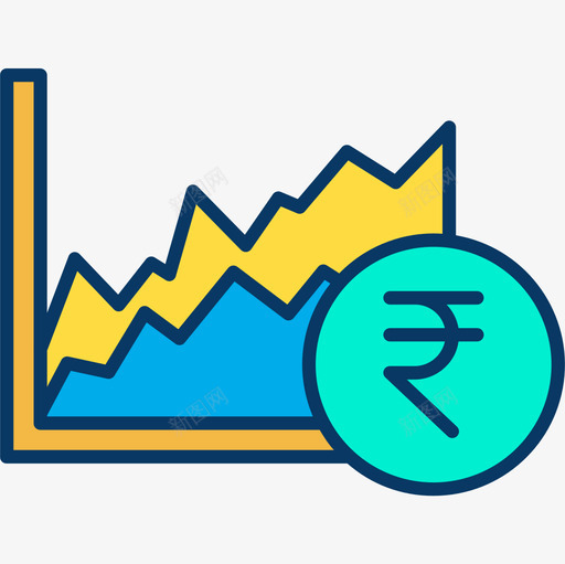 利润业务356线性颜色图标svg_新图网 https://ixintu.com 业务 利润 线性 颜色