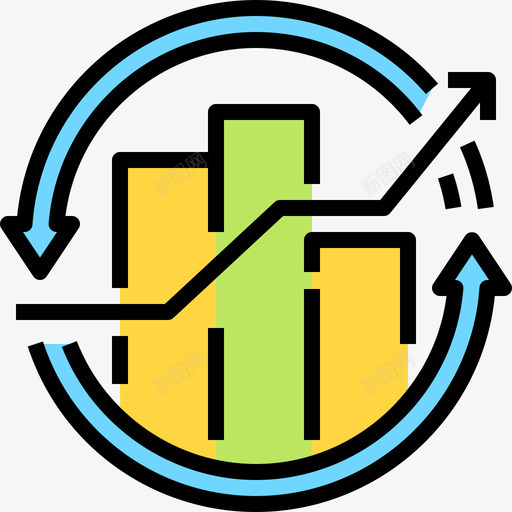 条形图策略47线颜色图标svg_新图网 https://ixintu.com 条形图 策略 颜色