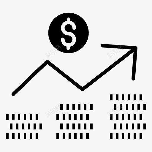 图表投资61实线图标svg_新图网 https://ixintu.com 图表 实线 投资