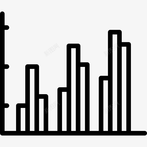 图形条形图业务图标svg_新图网 https://ixintu.com 业务 信息 元素 图形 条形图 演示
