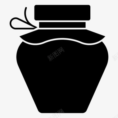 罐子篮子瓶子图标图标