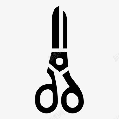 剪刀工匠理发师图标图标
