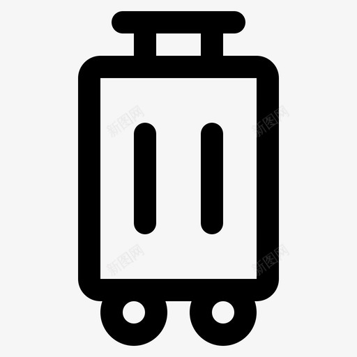 手提箱行李包图标svg_新图网 https://ixintu.com 包旅行 度假 手提箱 旅行 旅行箱 系列 行李