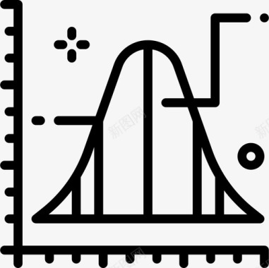 分析数据科学11线性图标图标