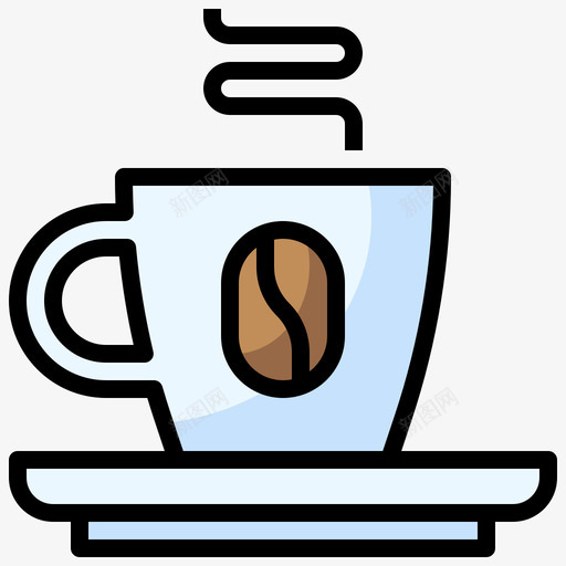 咖啡共工作空间12线性颜色图标svg_新图网 https://ixintu.com 咖啡 工作 空间 线性 颜色
