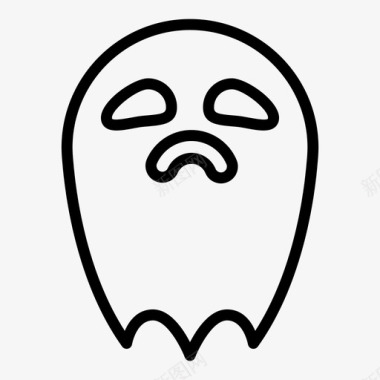 鬼魂万圣节灵魂图标图标