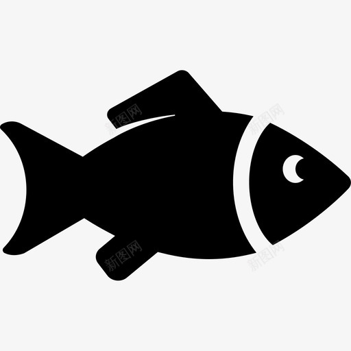鱼动物海鲜图标svg_新图网 https://ixintu.com 动物 海鲜