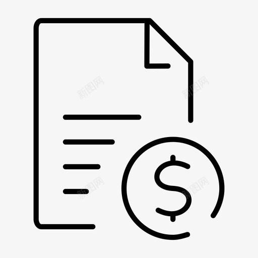 预算会计预算计划图标svg_新图网 https://ixintu.com 会计 收入 文件 流行 计划 预算