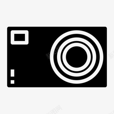 数码相机创意摄影图标图标