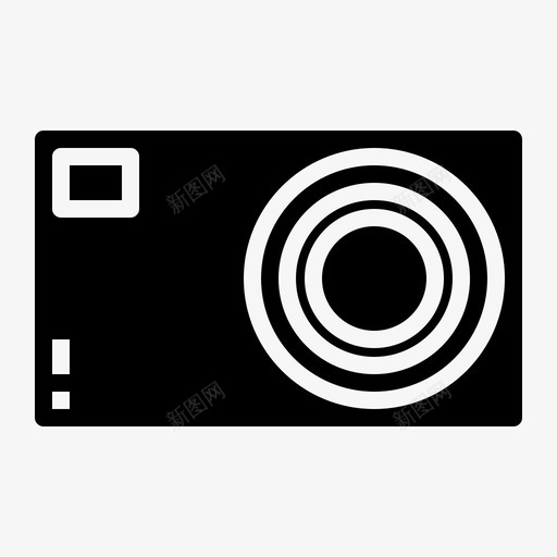 数码相机创意摄影图标svg_新图网 https://ixintu.com 专业 创意 制作 扎实 摄影 数码相机