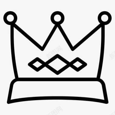 皇冠戴蒙德宝石图标图标