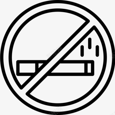 禁止吸烟151号酒店直系图标图标