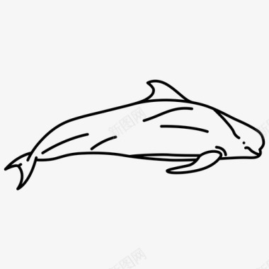 领航鲸鱼类哺乳动物图标图标