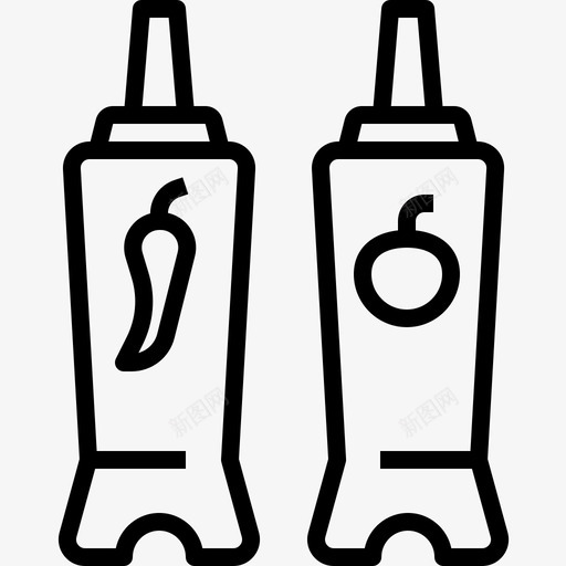 酱汁咖啡店111线性图标svg_新图网 https://ixintu.com 咖啡店 线性 酱汁