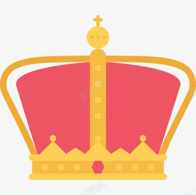 皇冠万圣节128扁平图标图标