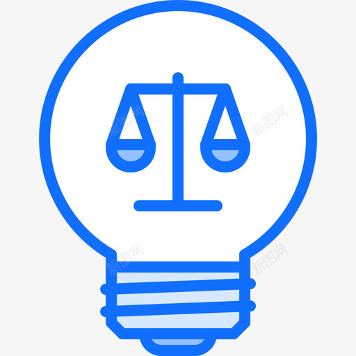 法庭法律12蓝色图标svg_新图网 https://ixintu.com 法庭 法律 蓝色