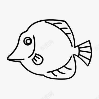 鱼卡通多莉图标图标