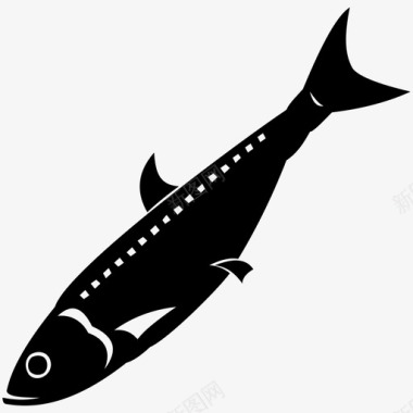 鱼厨师食物图标图标