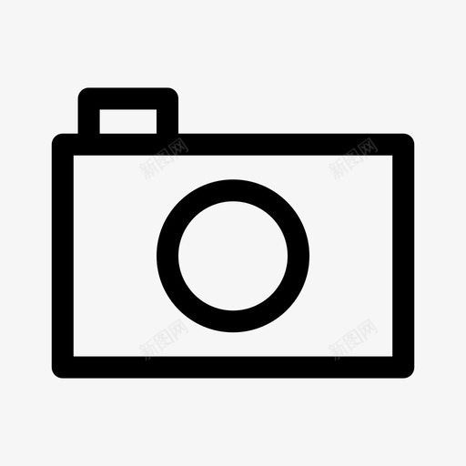 照相机图像用户界面图标svg_新图网 https://ixintu.com 图像 基本 照相机 用户界面